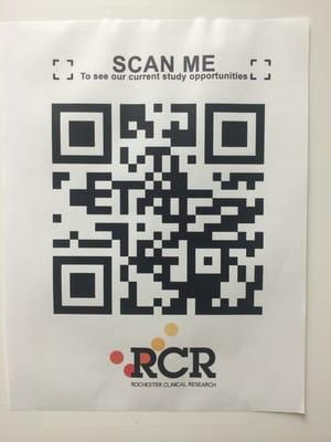 They're hep to the QR here!