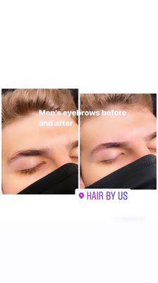 Men's brows