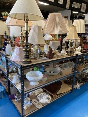 Lots of lamps for sale