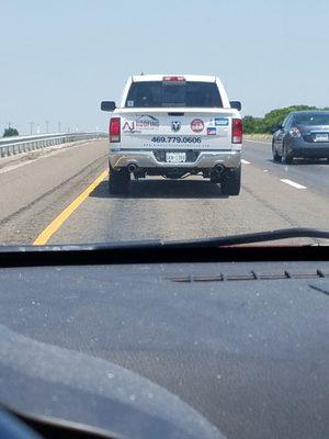 Awful driver who ran me off the road then cut me off to ride the car in front, weaving in and out of traffic. Lawsuit