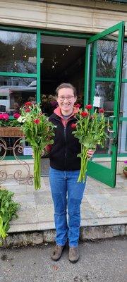 Local!! Butterfly ranunculus!