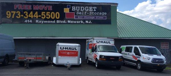 Authorized Uhaul Dealer. Budget Self-Storage can rent you a Trailer, Truck or van.