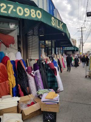 Zimra's is on the corner and it's a wholesale textile merchant