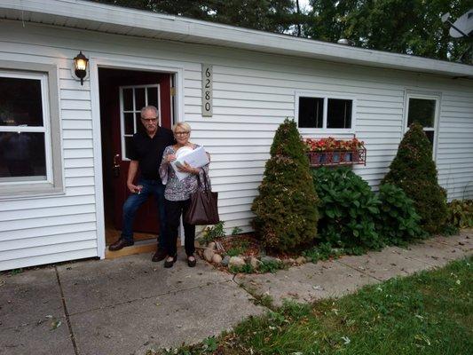 Earl and Ellen relocated from Redford to this home in Brighton.