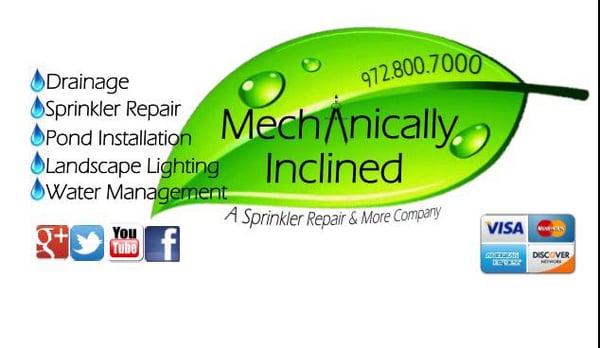 Mechanically Inclined Sprinkler Repair & More