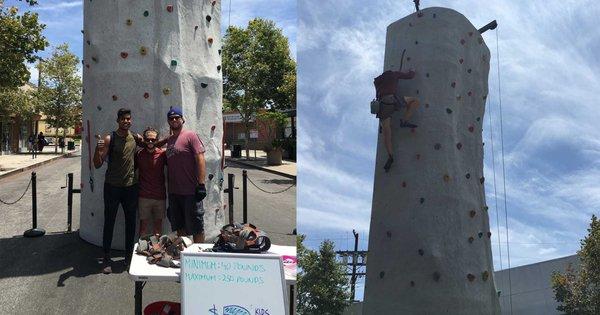 Perfect for team building and corporate events - advanced climbers can race to the top!