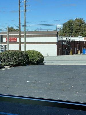 Window view from inside store