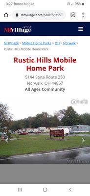 Rustic Hills Mobile Home Park