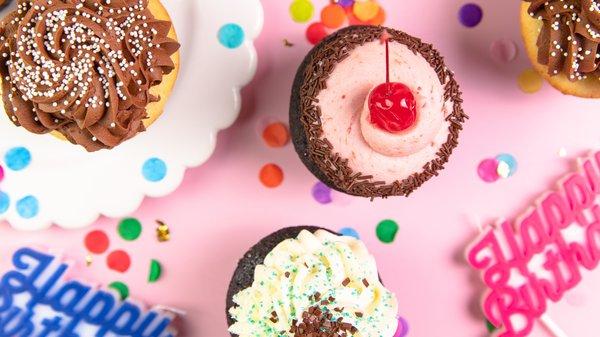 Perfect Birthday Cake Cupcakes