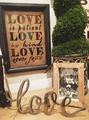 Cute "Love" Decor