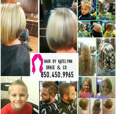 Haircuts!
 Mens women's and children!