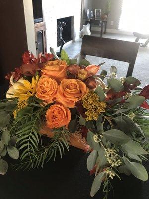 Thanksgiving centerpiece arrangement