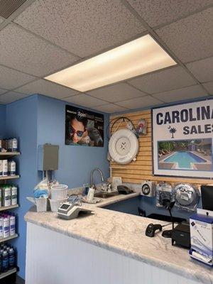 Carolina Pool & Repair has pool and spa water testing .