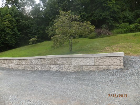 Retaining wall installation available