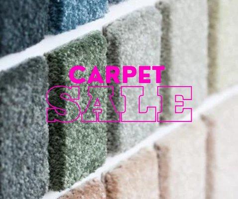 Save up to 30% off carpet and installation.