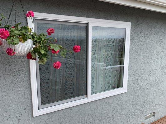 Milgard Trinsic energy efficient sliding window.  Pismo Beach, CA