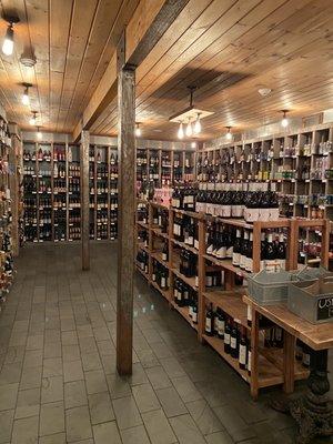 The beer cellar at the loft