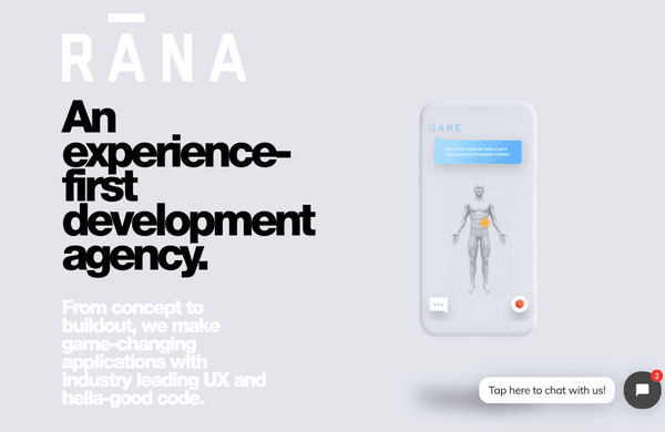 Our other company, RĀNA is a wildly successful female-owned mobile development agency. #AppDevelopment #CustomWebsite