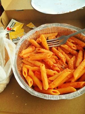 Penne Vodka to go.. good stuff and short wait time.