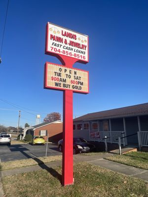 Landis Pawn and Jewelry Store Front