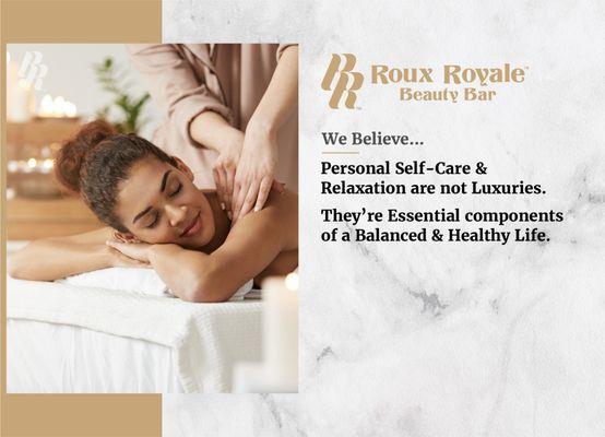 Our Philosophy at Roux Royale Beauty Bar.