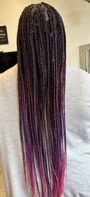 Knotless Braids Medium waist length