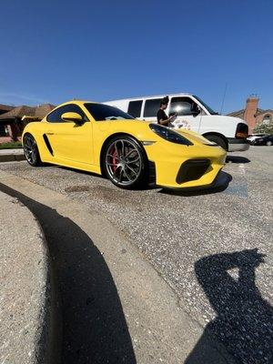 Exotic car detailing