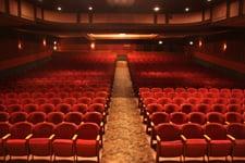 Downstairs theatre with old carpeting (2010)