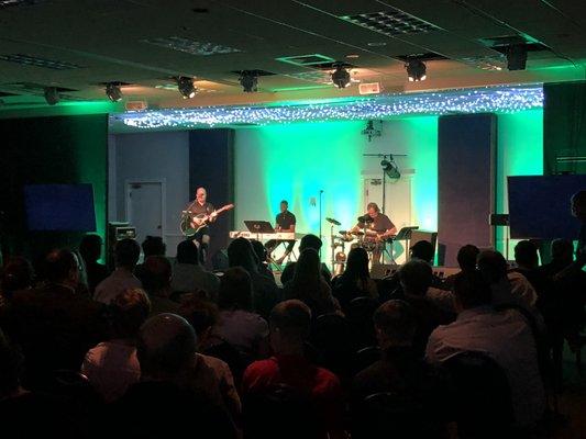 Praise Band during Contemporary Worship