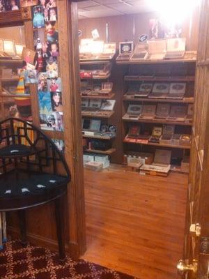 The walk in humidor. Large large large selection of the best.