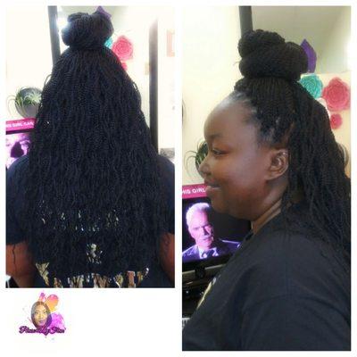 Spring twist crochet Protective Style