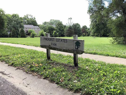 Park Sign on 98th Terrace