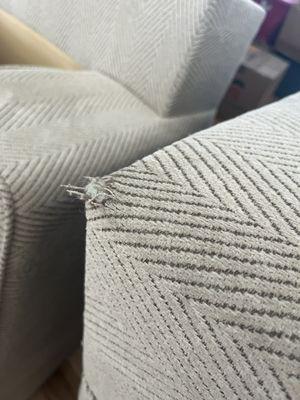 Damage to couches