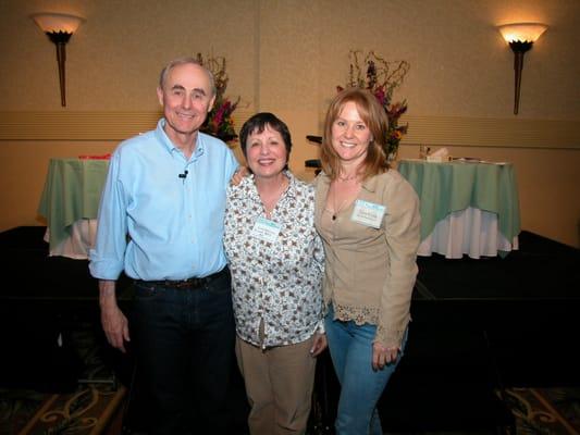 Lynda with EFT Founder Gary Craig. (Tapping). Emotional Freedom Technique.