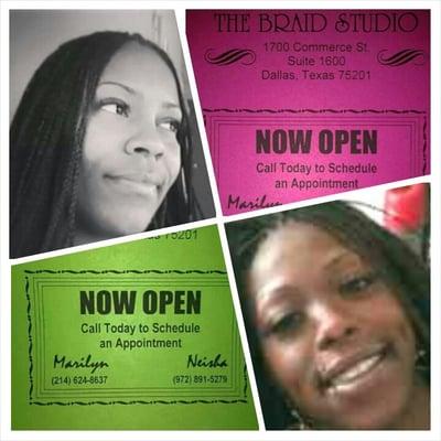 Specializing in all types of braids, weaving, dreads, dread retouch, gel twist, quick weaves, and more! Instagram braidsbynee