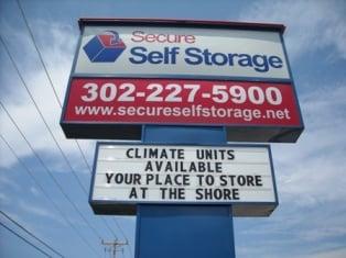 Secure Self Storage - Rehoboth Beach