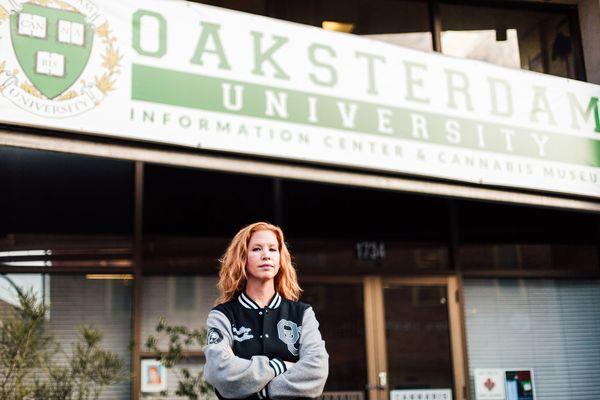 Dale Sky Jones, Executive Chancellor at Oaksterdam University.