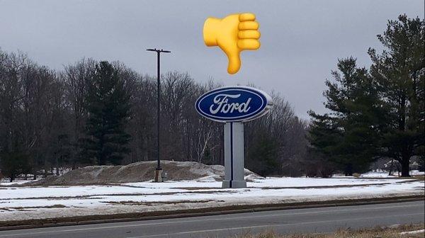 Ford bad! Buy a used car somewhere ells.