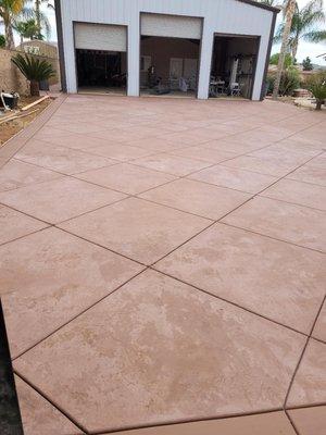 Solares Concrete & Landscaping-  driveway