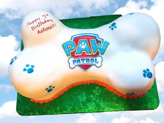 Paw Patrol Bone cake