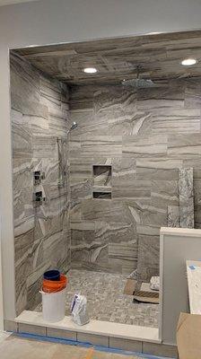 Custom shower