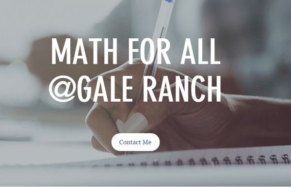 Math for All @ Gale Ranch