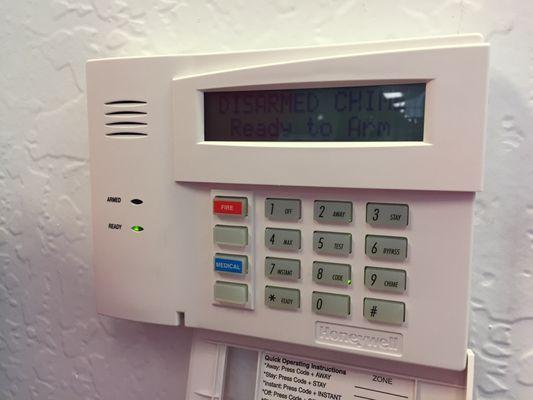 Professional installation of alarm panels and components