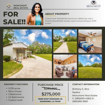 Brittany G Rice -  Monument Real Estate