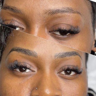 Organic semi permanent eyebrows