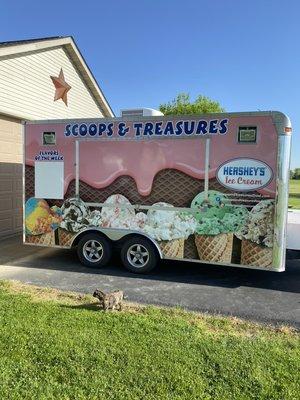 We are a Mobile ice cream trailer out of Greenwood, IN