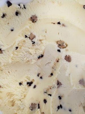 Cookie Dough chip custard