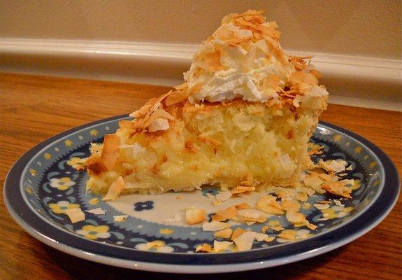 Fresh baked Toasted Coconut Pie