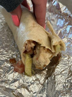 Crispy Chicken Wrap