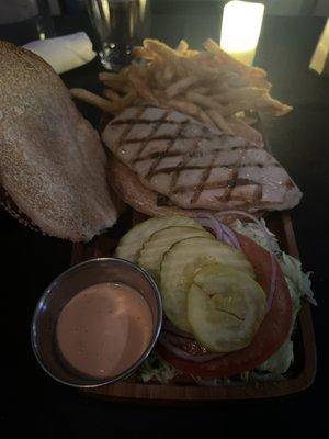 Grilled Chicken Breast Burger